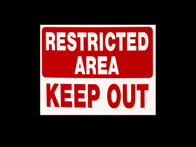 Restrictions and Keep Out Sign - Aber Law Firm