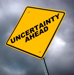 Uncertainty Sign - Aber Law Firm