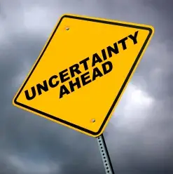 uncertainty2 Uncertainty Sign - Aber Law Firm