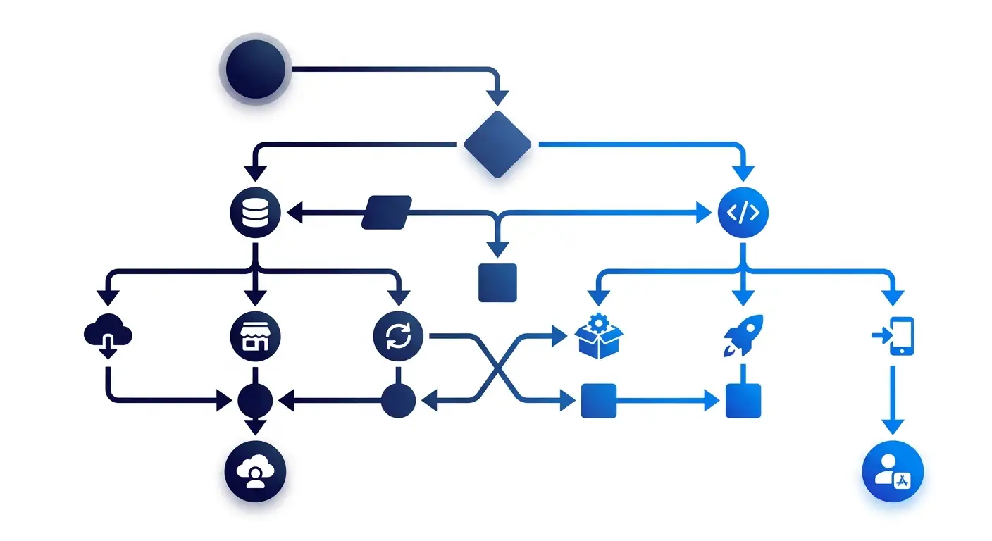 SaaS distributor agreement decision tree: referral, reseller, distributor, and OEM channels. Aber Law Firm, software vendor attorney.