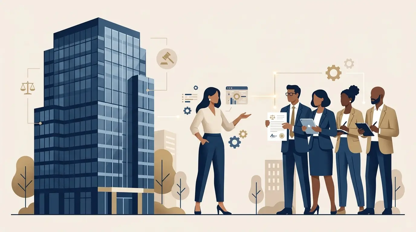 Software company founder choosing specialized boutique lawyers over one large general firm. Aber Law Firm, SaaS vendor attorney.